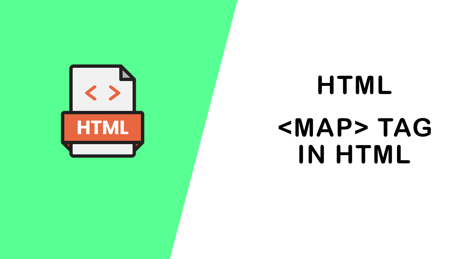 MAP and AREA Tag In HTML