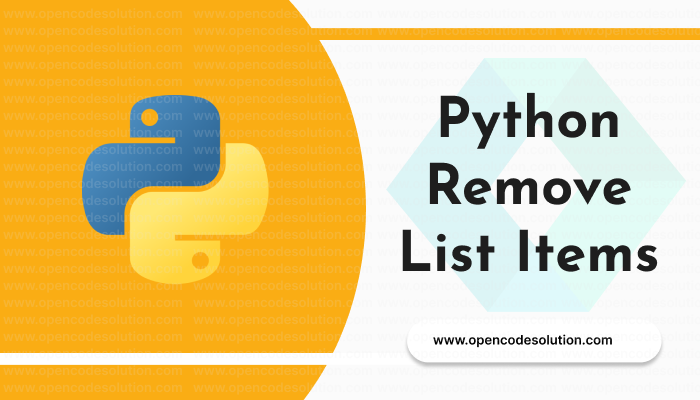 Python Remove List Items: Efficient Data Cleanup with Code Examples